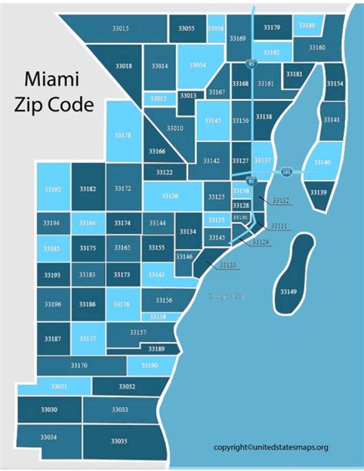 What is the ZIP code for downtown Miami?
