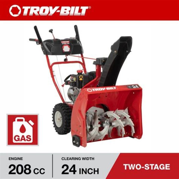 What kind of gas does a Troy Bilt snow blower use?