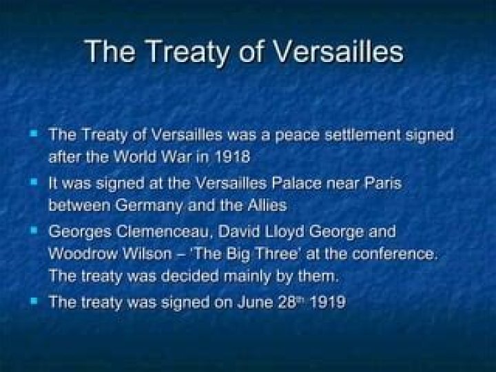 What were the main weaknesses of the Treaty of Versailles?
