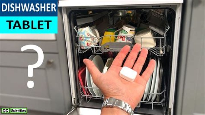 Where do you put a dishwasher in a tablet?