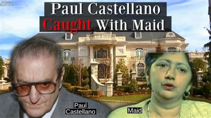 Where is Paul Castellano’s maid Gloria Olarte today? Know about her affair with Paul!