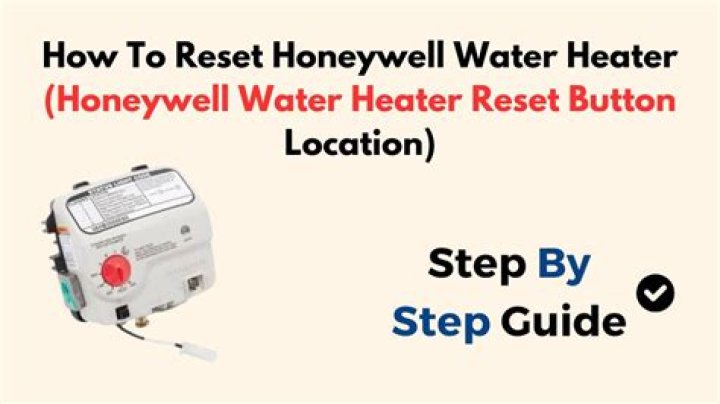 Where is the reset button on a hot water heater?