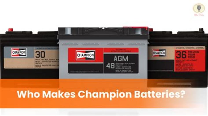 Who makes Champion battery?