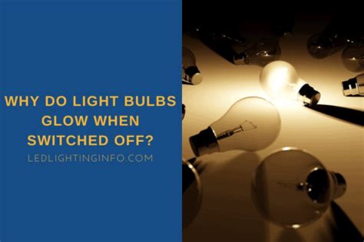 Why do LED lights glow when off?