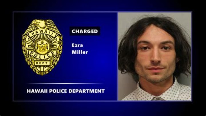 Why was actor Ezra Miller arrested in Hawaii?