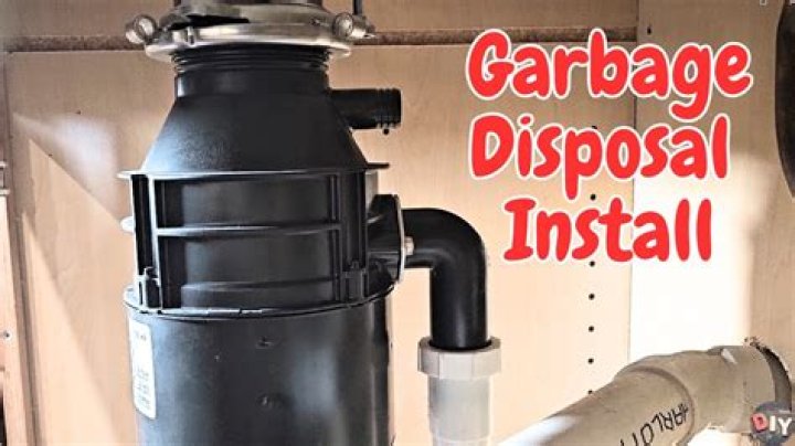 Will Home Depot install a garbage disposal?