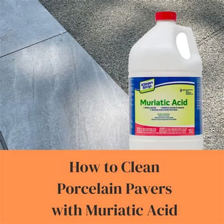 Will muriatic acid clean pavers?