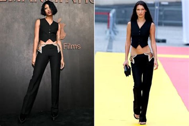 
Willow Smith Wears Hot-Off-the-Runway Look Just Modeled by Bella Hadid to Dad Will’s Premiere 